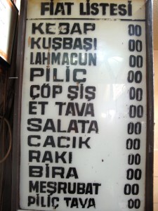 Eskilerden Fiat Listesi